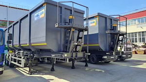 Полуприцеп автомобильный TF131 (самосвал, спецификация - 3 оси) для транспортировки металлолома  